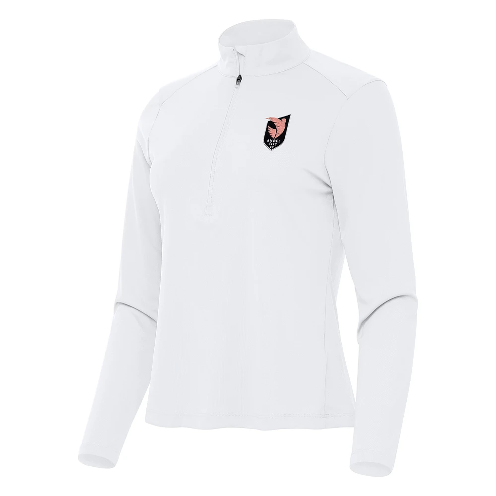 Women's Antigua Angel City FC Tribute Half-Zip Jacket