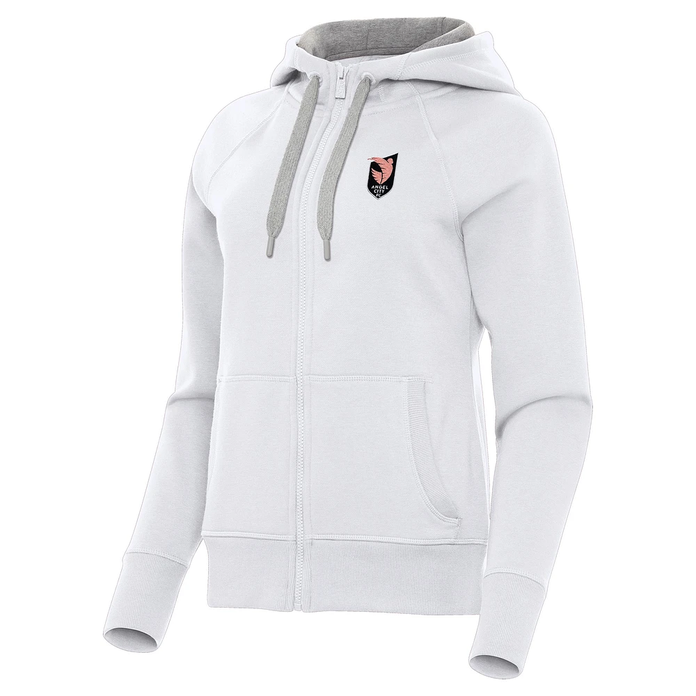 Women's Antigua Angel City FC Victory Full-Zip Hoodie