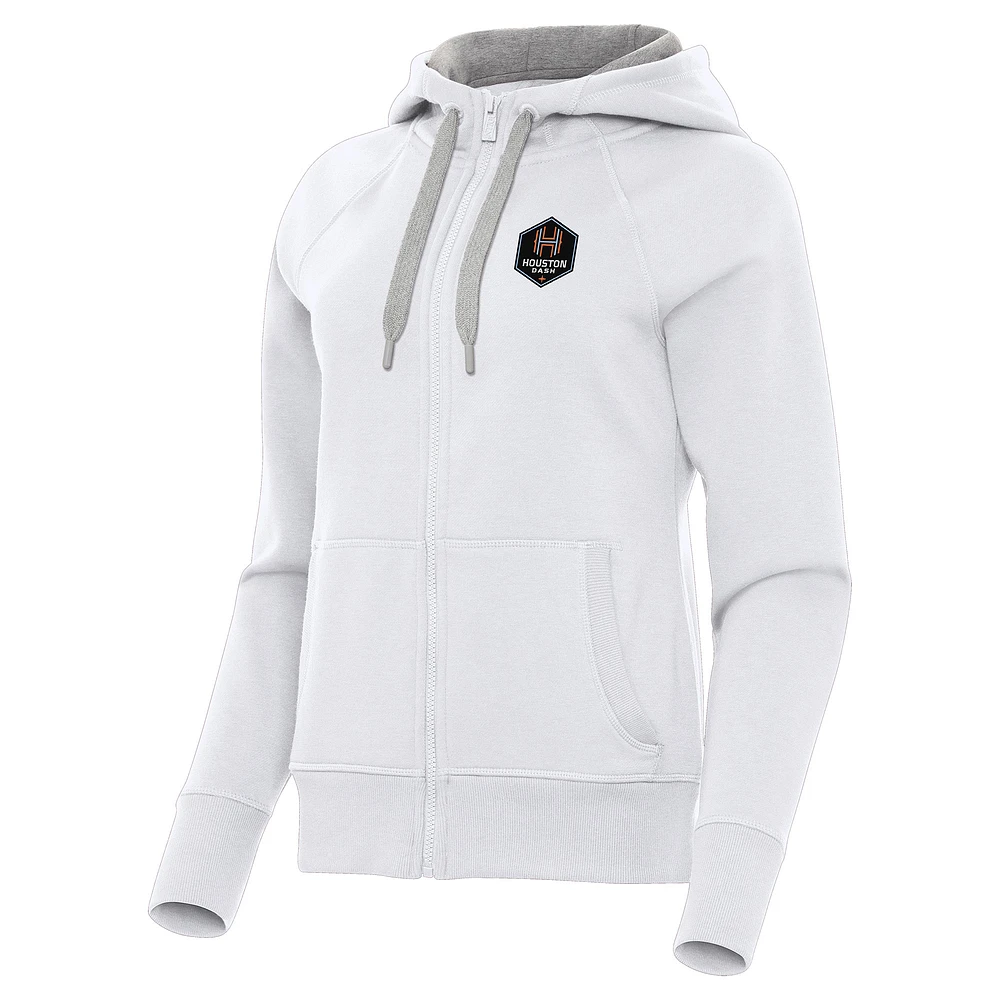 Women's Antigua Houston Dash Victory Full-Zip Hoodie