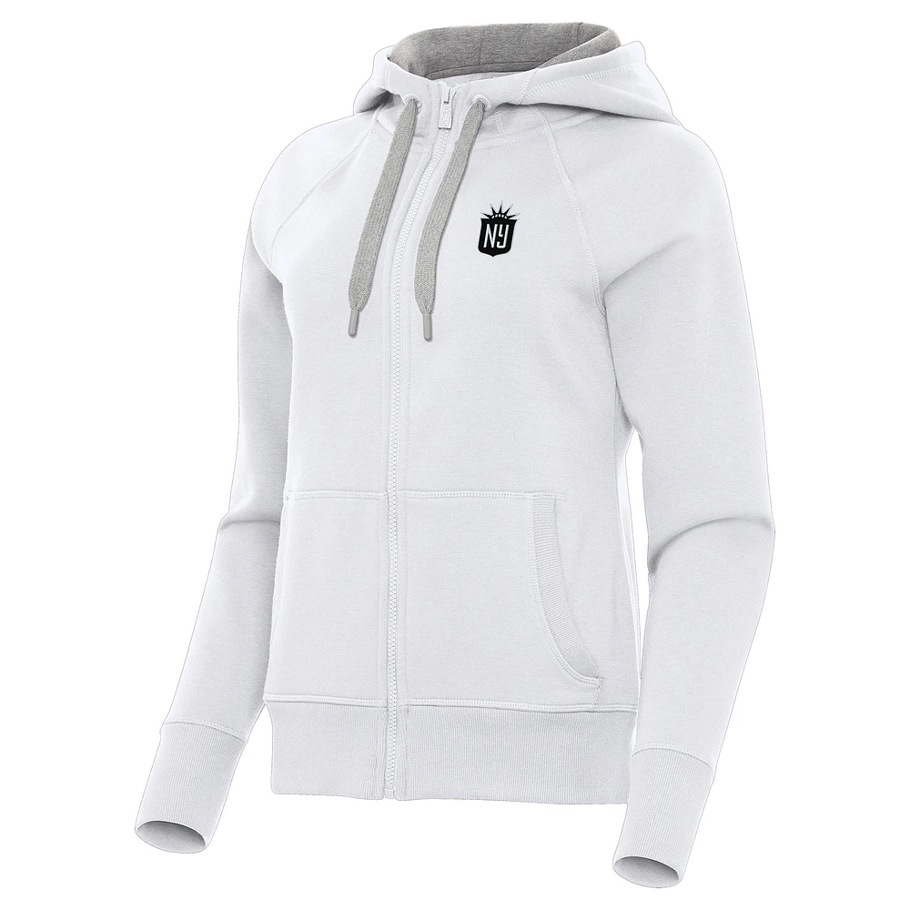 Women's Antigua NJ/NY Gotham FC Victory Full-Zip Hoodie