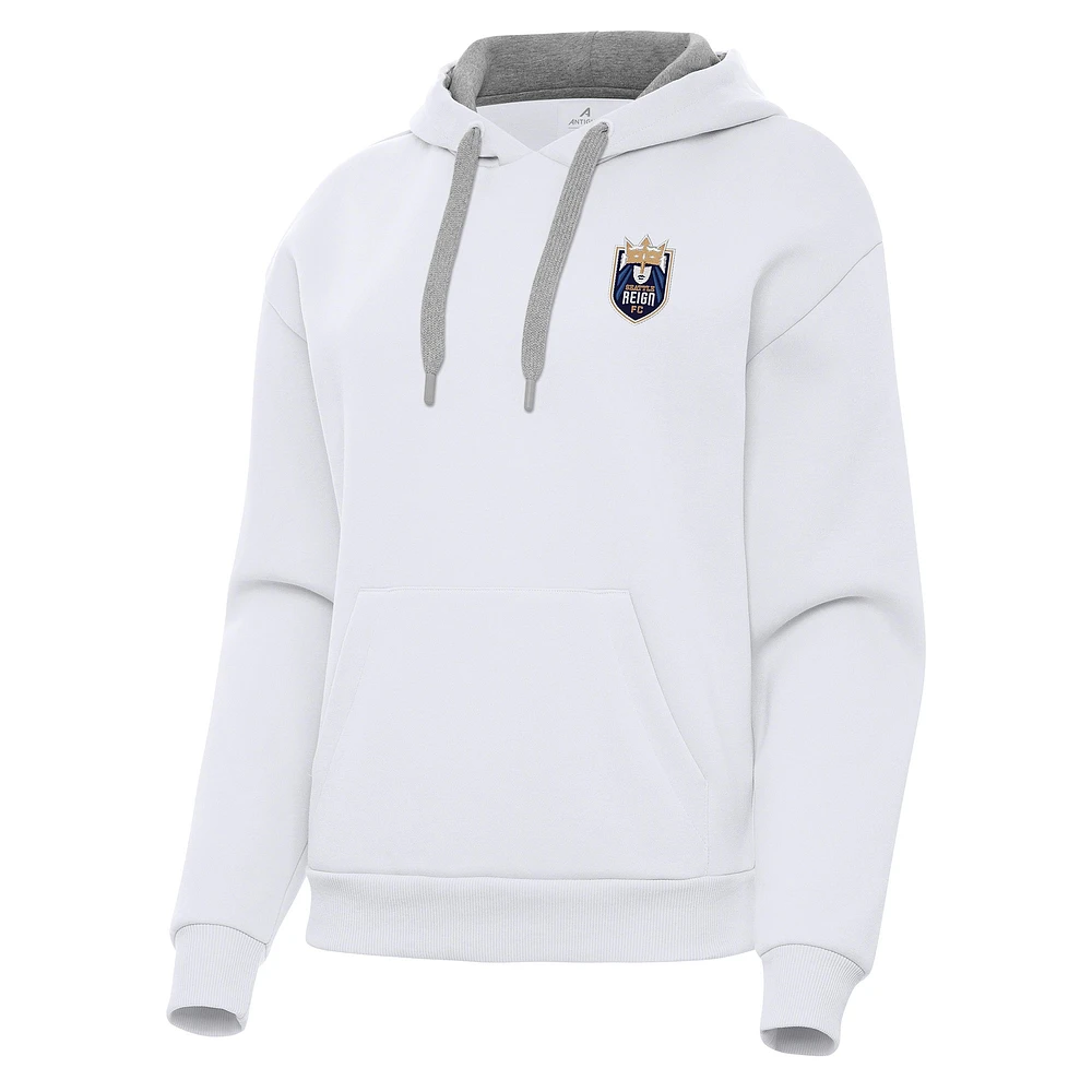 Women's Antigua Seattle Reign FC Victory Pullover Hoodie