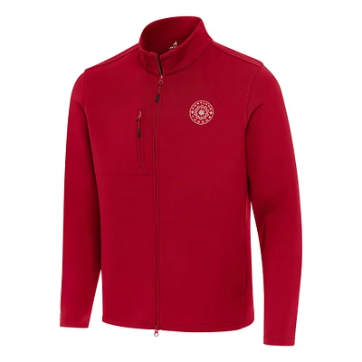 Men's Antigua Portland Thorns FC Objection Double Peached Full-Zip Jacket