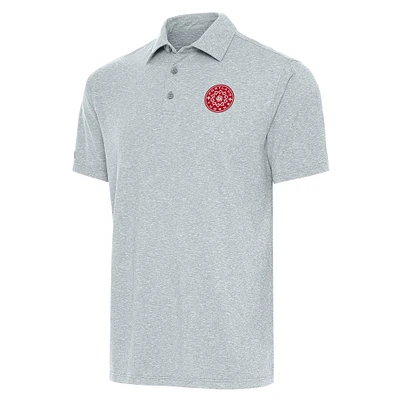 Men's Antigua Heather Gray Portland Thorns FC Big & Tall Par 3 Polo