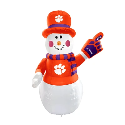 Clemson Tigers 7' Inflatable Snowman