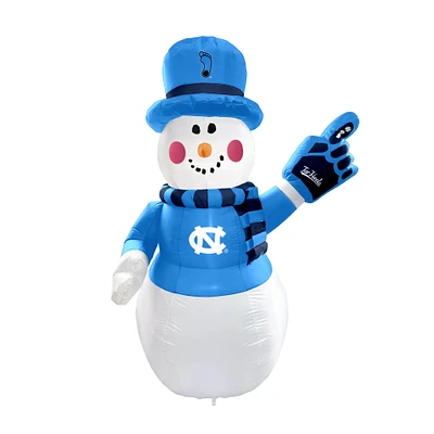 North Carolina Tar Heels 7' Inflatable Snowman
