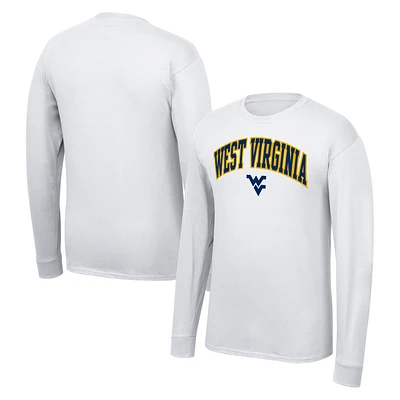 Men's Fanatics White West Virginia Mountaineers Core Long Sleeve T-Shirt