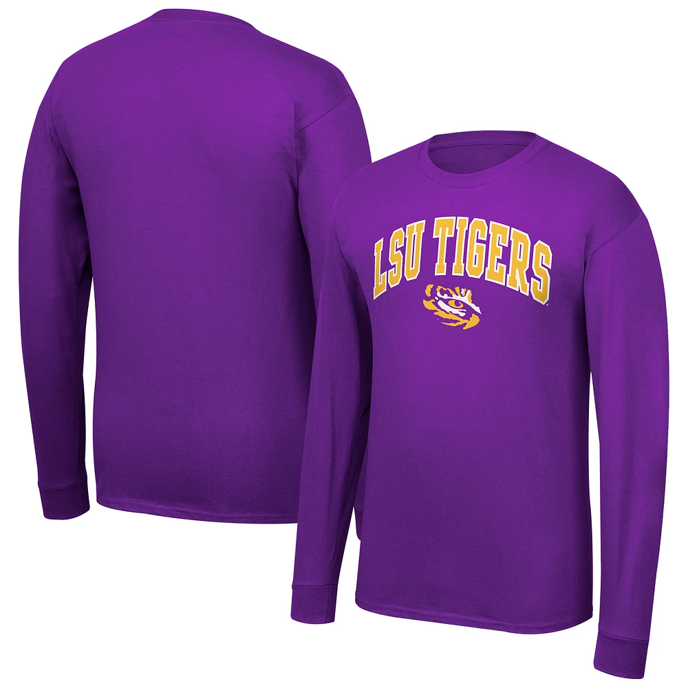 Men's Fanatics Purple LSU Tigers Core Long Sleeve T-Shirt