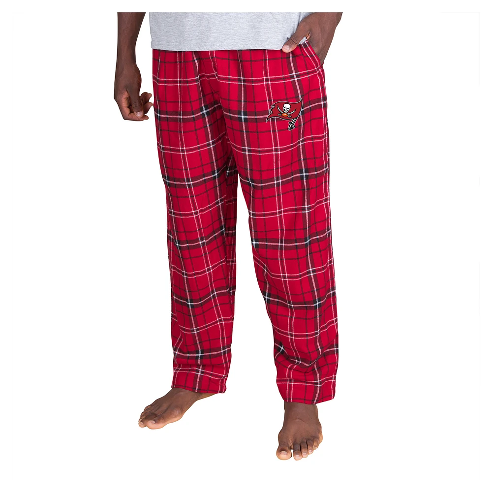 Men's Concepts Sport Red Tampa Bay Buccaneers Ultimate Plaid Flannel Pants