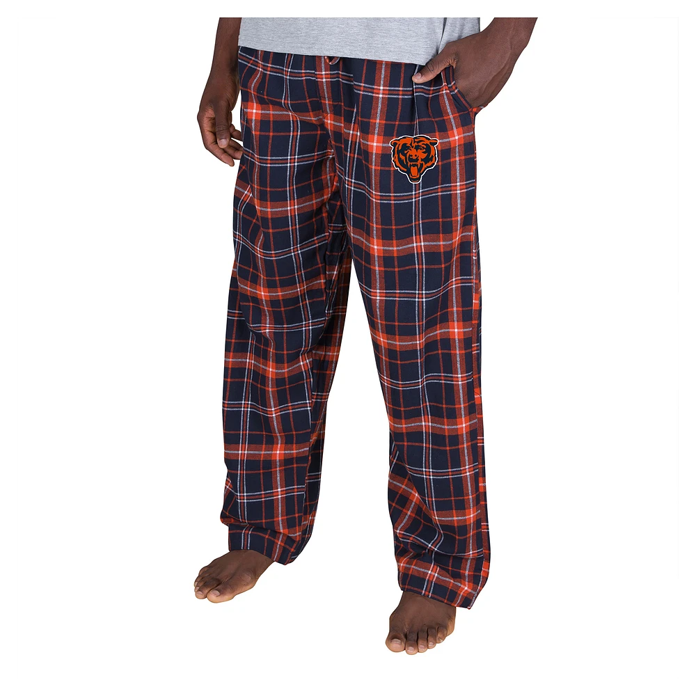 Men's Concepts Sport Navy Chicago Bears Ultimate Plaid Flannel Pants