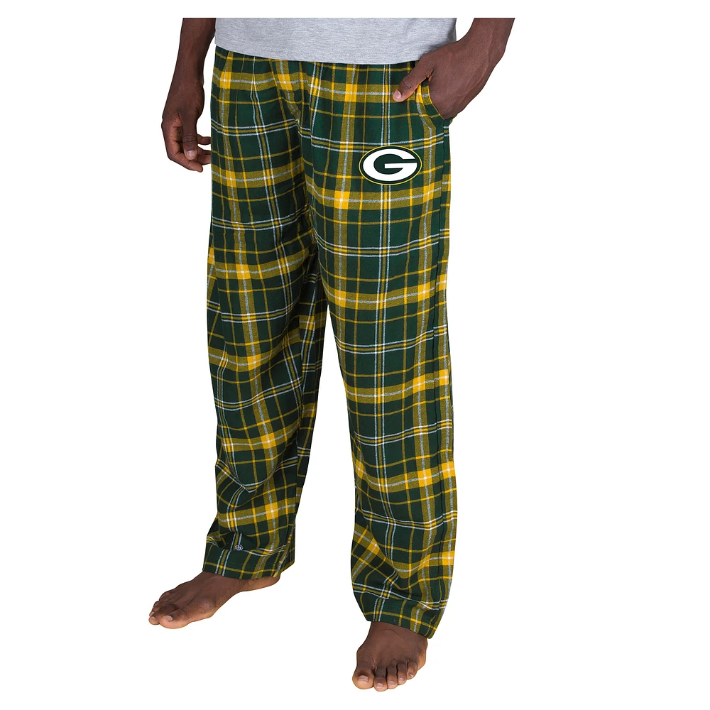 Men's Concepts Sport Green Bay Packers Ultimate Plaid Flannel Pants