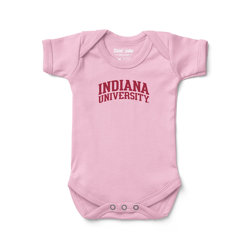 Newborn & Infant Chad Jake Pink Indiana Hoosiers Bodysuit