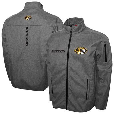 Men's Franchise Club Gray Missouri Tigers XT2 Softshell Full-Zip Jacket