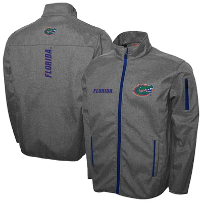 Men's Franchise Club Gray Florida Gators XT2 Softshell Full-Zip Jacket