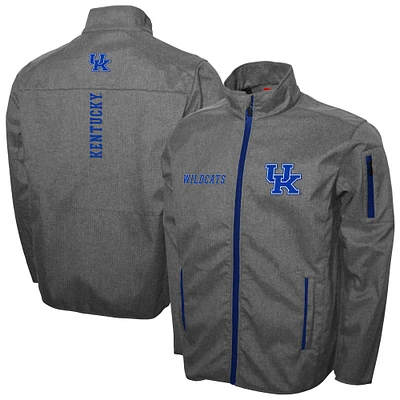 Men's Franchise Club Gray Kentucky Wildcats XT2 Softshell Full-Zip Jacket