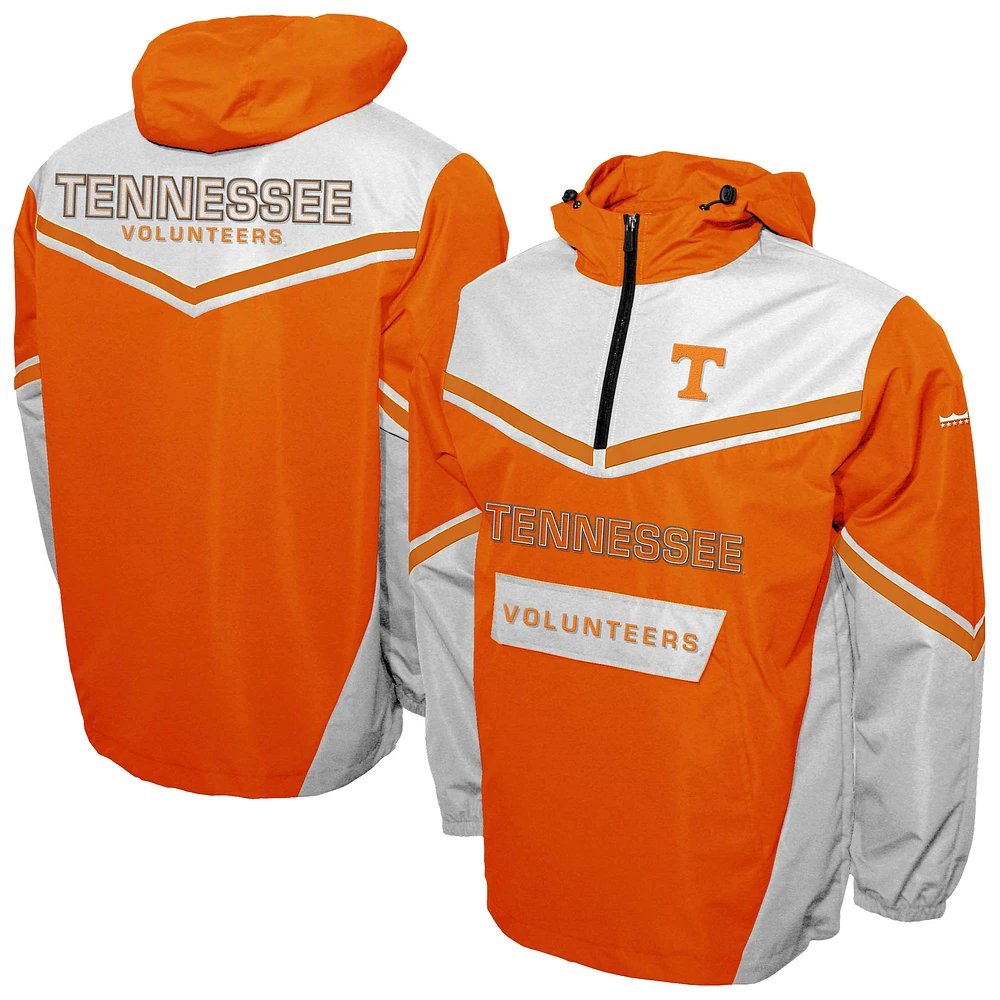 Men's Franchise Club Tennessee Orange Volunteers Action Anorak Half-Zip Jacket