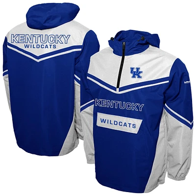 Men's Franchise Club Royal Kentucky Wildcats Action Anorak Half-Zip Jacket