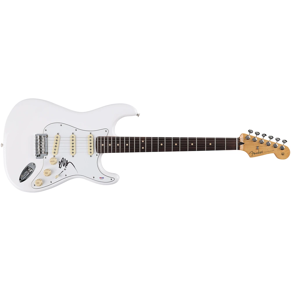 Willie Nelson Autographed White Fender Player II Stratocaster Guitar