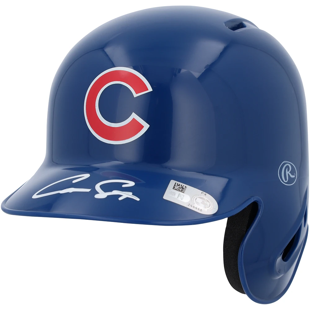Cam Smith Chicago Cubs Autographed Mini Batting Helmet