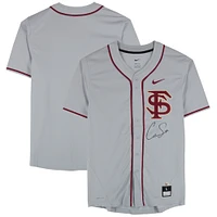 Cam Smith Florida State Seminoles Autographed Nike Gray Replica Jersey