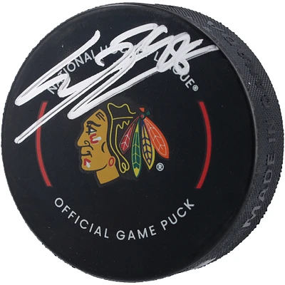 Connor Bedard Chicago Blackhawks Autographed Official Game Puck