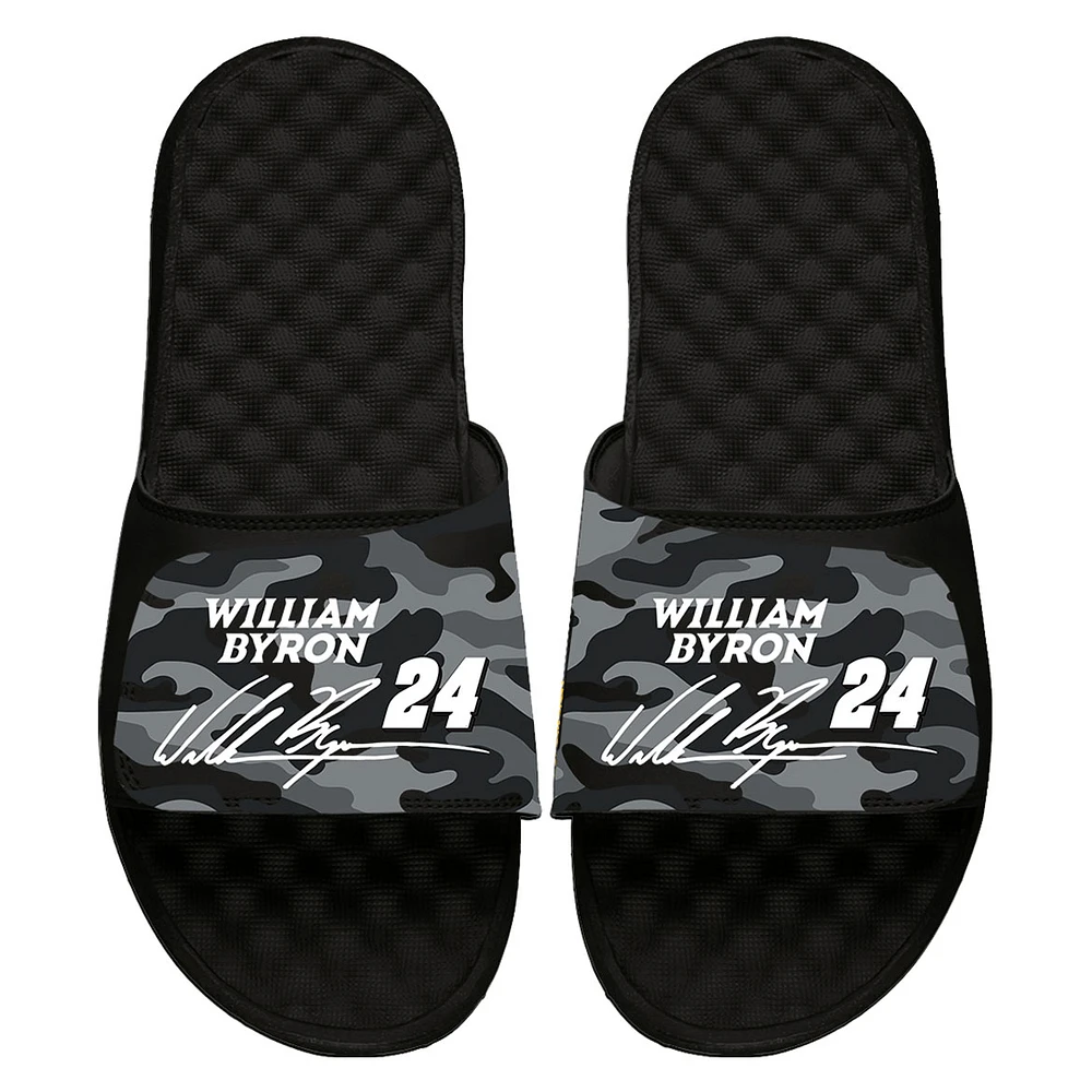 Youth ISlide William Byron NASCAR Camo Slide Sandals