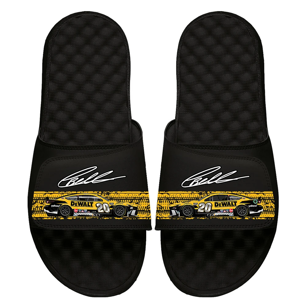 Youth ISlide Black Christopher Bell Car Signature Stack Slide Sandals