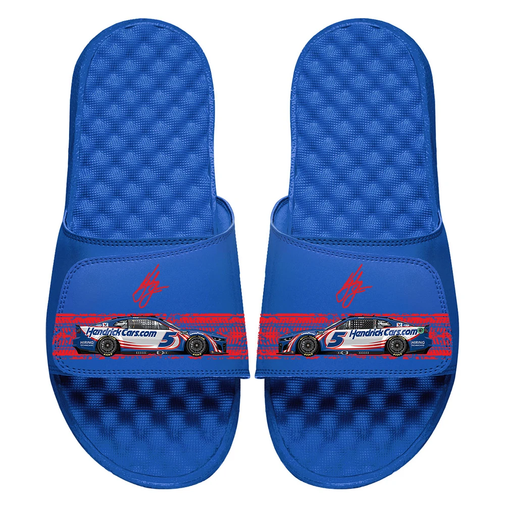 ISlide Royal Kyle Larson Car Signature Stack Slide Sandals