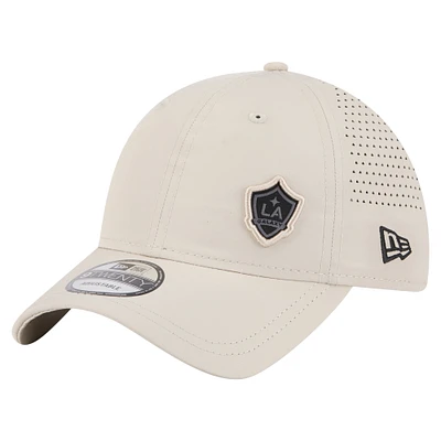 Men's New Era Tan LA Galaxy Active 9TWENTY Adjustable Hat
