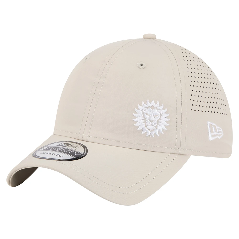 Men's New Era Tan Orlando City SC Active 9TWENTY Adjustable Hat