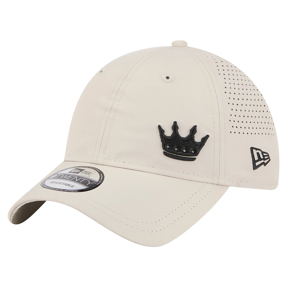 Men's New Era Tan Charlotte FC Active 9TWENTY Adjustable Hat