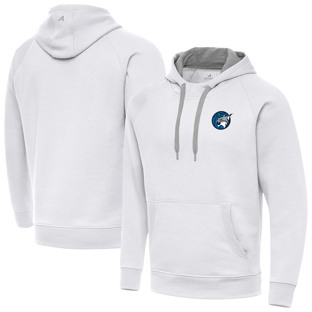 Men's Antigua White Minnesota Lynx Victory Pullover Hoodie