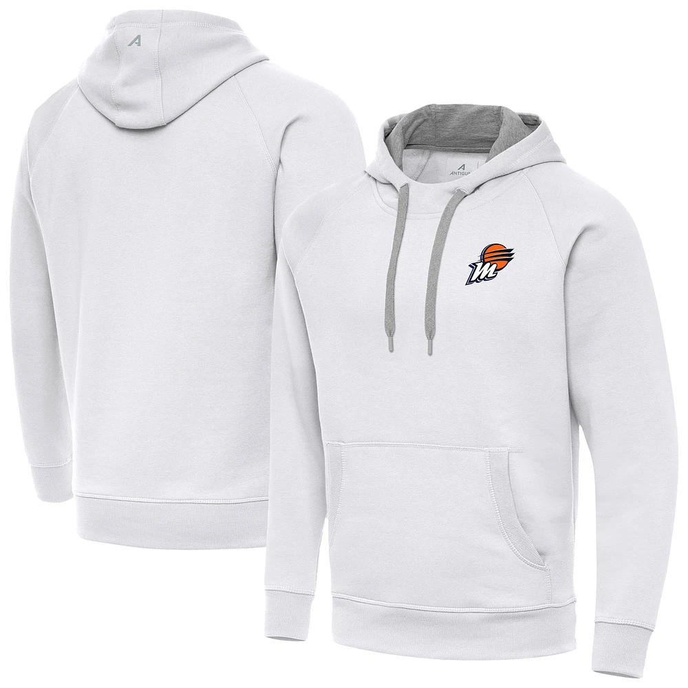 Men's Antigua White Phoenix Mercury Victory Pullover Hoodie