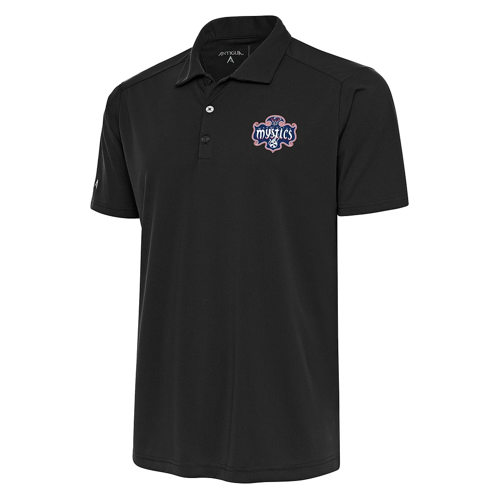 Men's Antigua Charcoal Washington Mystics Tribute Polo
