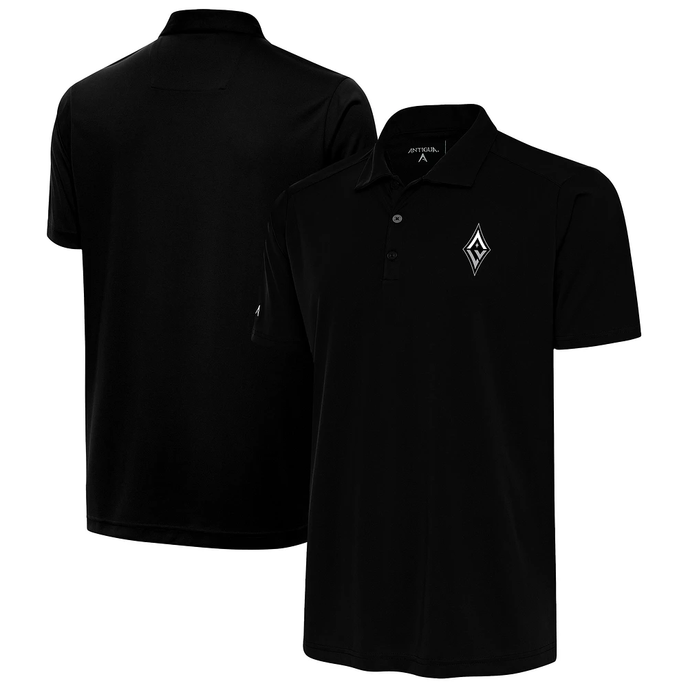Men's Antigua Black Las Vegas Aces Tribute Polo