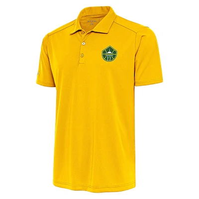 Men's Antigua Yellow Seattle Storm Tribute Polo