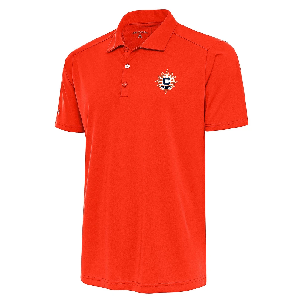 Men's Antigua Orange Connecticut Sun Tribute Polo