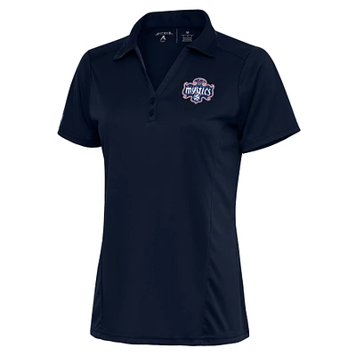 Women's Antigua Navy Washington Mystics Tribute Polo