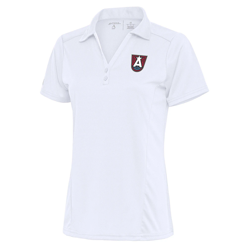 Women's Antigua White Atlanta Dream Tribute Polo