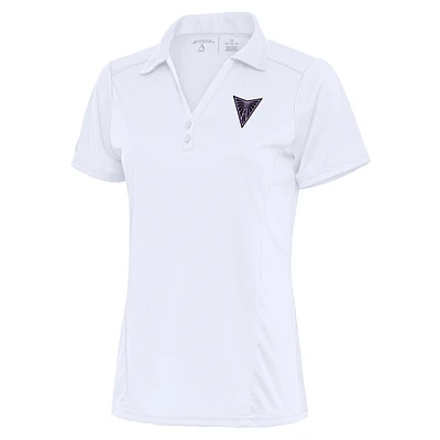 Women's Antigua White Golden State Valkyries Tribute Polo