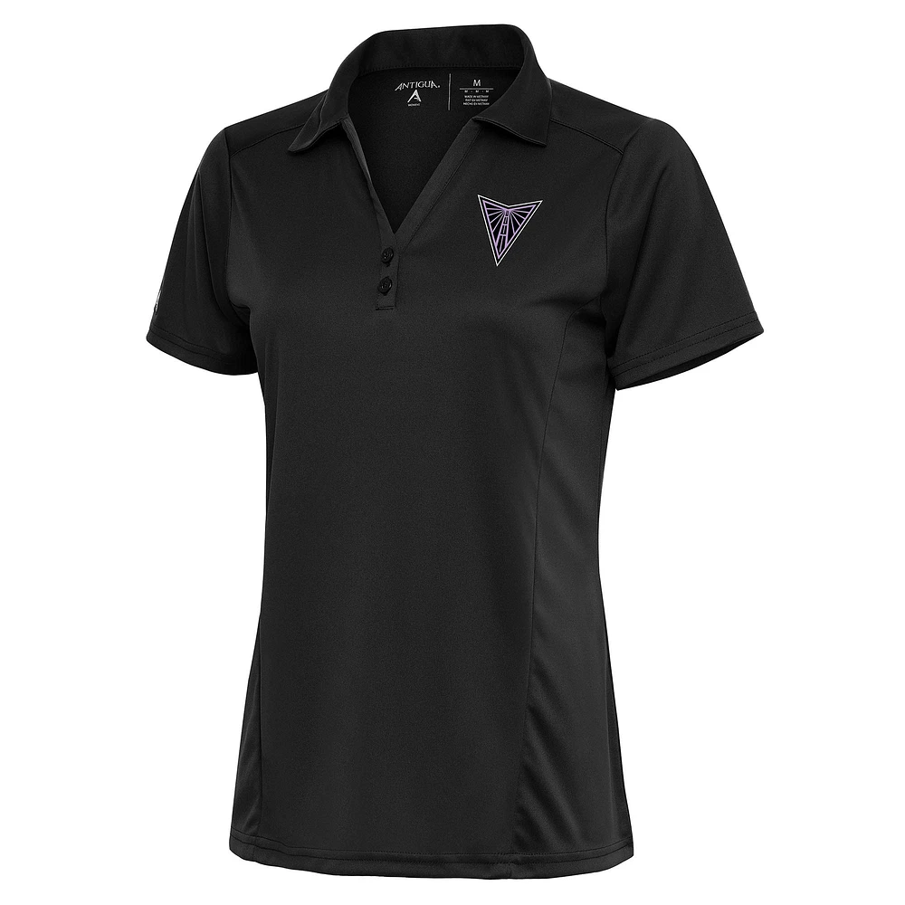 Women's Antigua Charcoal Golden State Valkyries Tribute Polo