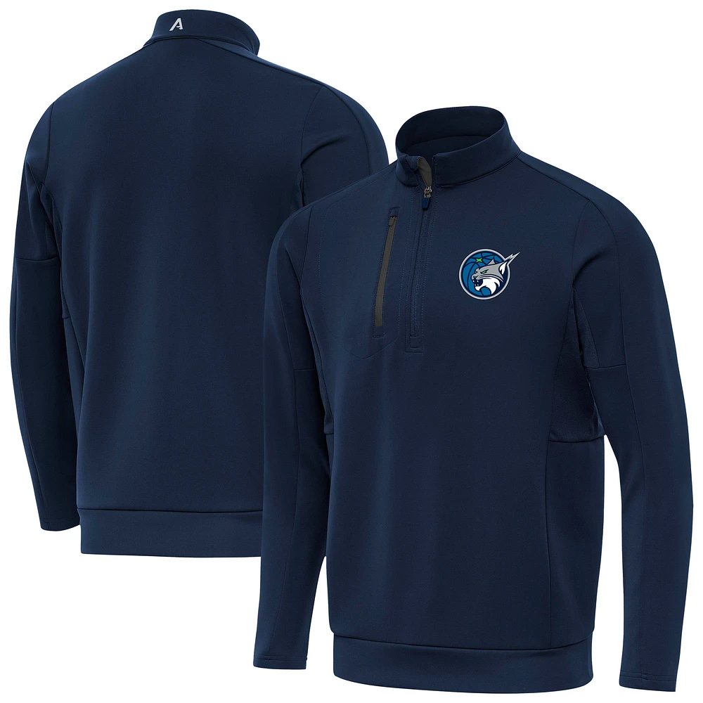 Men's Antigua Navy Minnesota Lynx Generation Quarter-Zip Pullover Top