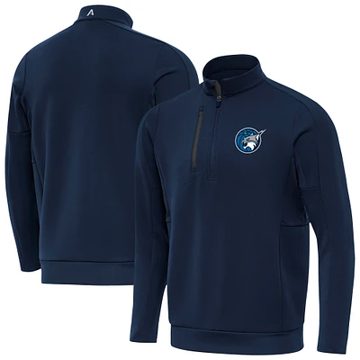 Men's Antigua Navy Minnesota Lynx Generation Quarter-Zip Pullover Top