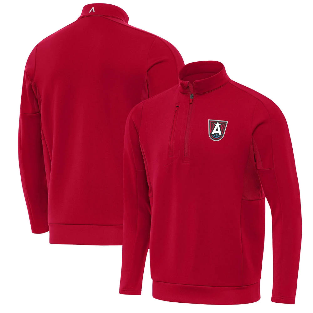 Men's Antigua Atlanta Dream Generation Quarter-Zip Pullover Top