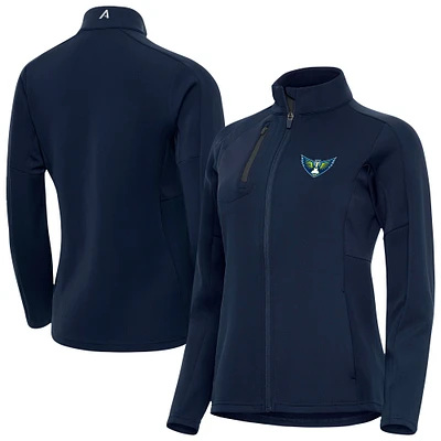 Women's Antigua Navy Dallas Wings Generation Full-Zip Jacket