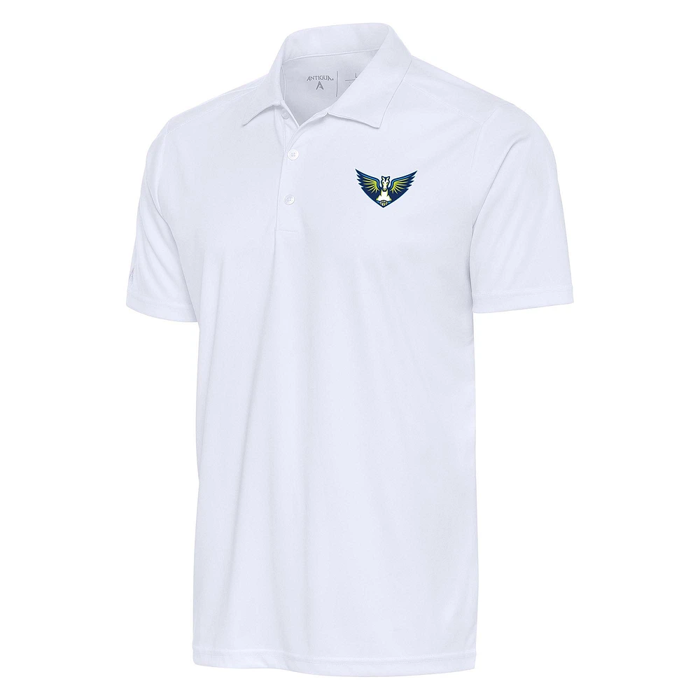 Men's Antigua White Dallas Wings Big & Tall Tribute Polo