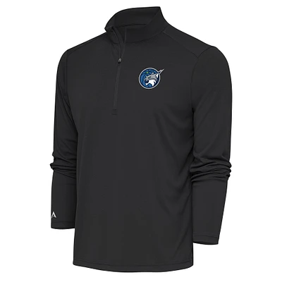Men's Antigua Charcoal Minnesota Lynx Tribute Quarter-Zip Top