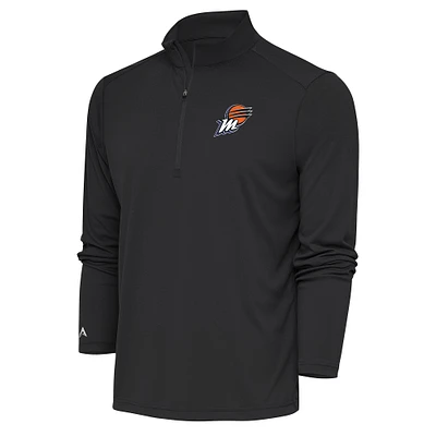 Men's Antigua Charcoal Phoenix Mercury Tribute Quarter-Zip Top