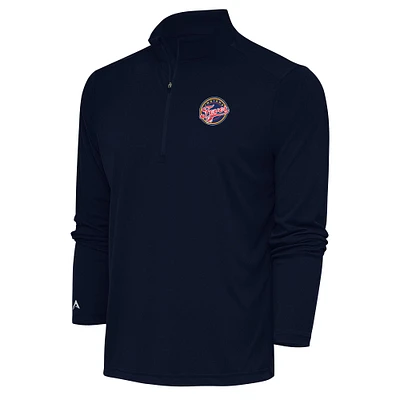 Men's Antigua Navy Indiana Fever Tribute Quarter-Zip Top