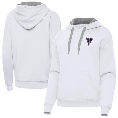 Women's Antigua White Golden State Valkyries Victory Pullover Hoodie