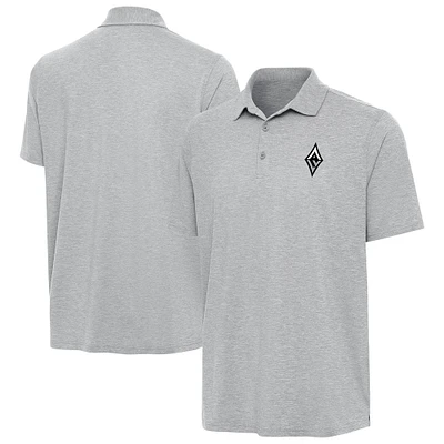 Men's Antigua Heather Gray Las Vegas Aces Par 3 Polo